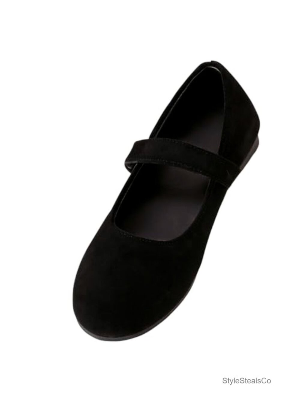 Wide Toe Box Mary Jane Flats Women Adjustable Strap Slip On Knit Casual Shoes